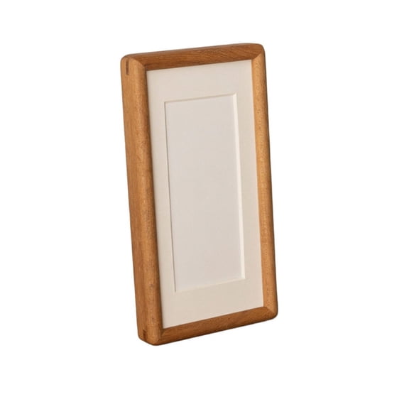 Elegant Solid Wood Photo Frame in Walnut Finish - Perfect for Home Decor!