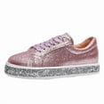 thumbnail image 1 of Elegant Sparkle: Women's Bedazzled Platform Sneakers | Glitter Rhinestone Fashion Shoes for Party & Prom, 1 of 7