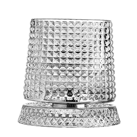 Elegant Spinning Whiskey Glass, Premium Drinkware, Soft Rotation Base for Enhanced Enjoyment, Ideal for Home Bars and Gift Giving, Perfect for Spirits and Cocktails