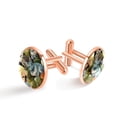 thumbnail image 1 of Elegant Stainless Steel Cufflink Set for Men, Suitable for Formal Attire, Ideal for Weddings and Business Meetings, 1 of 6