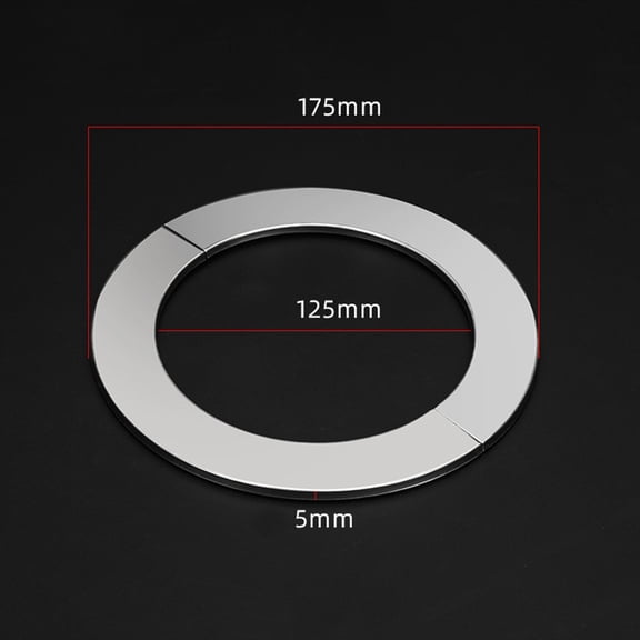 Elegant Stainless Steel Decorative Cover for Shower Pipes Stunning Addition 120Mm