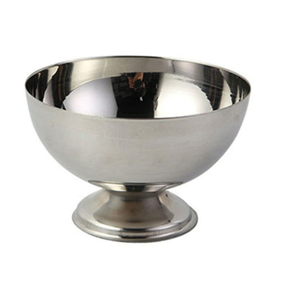 Elegant Stainless Steel Dessert Bowl Metal Dessert Dishes Treat Container for Restaurant and Gatherings