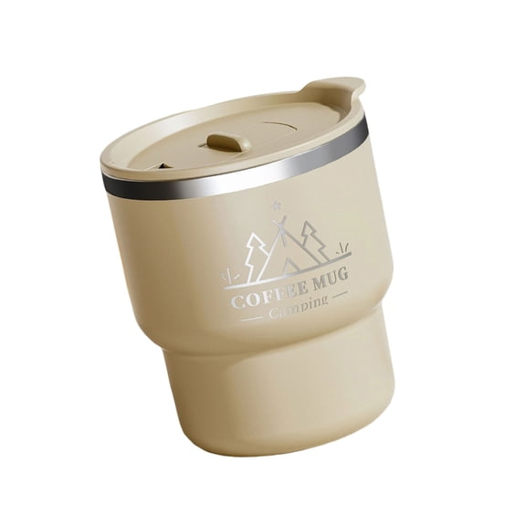 Elegant Stainless Steel Insulated Coffee Cup Leak Design Mug with Lid For Backpacks Car Office