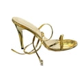 thumbnail image 1 of Elegant Stiletto Open Toe Summer Sandals Strappy High Heel Dressy Sandals witn Ankle Strap (Gold 5.5), 1 of 8