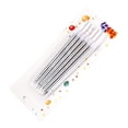 thumbnail image 1 of Elegant Straight Taper Candles for Party & Holiday Decoration - Long Burning Dripless Ambiance Sticks - 6PCS, 4-Inch, 1 of 3