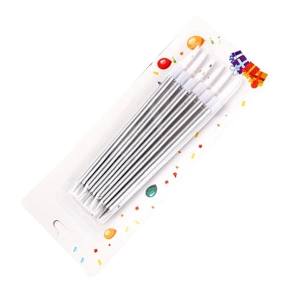 Elegant Straight Taper Candles for Party & Holiday Decoration - Long Burning Dripless Ambiance Sticks - 6PCS, 4-Inch