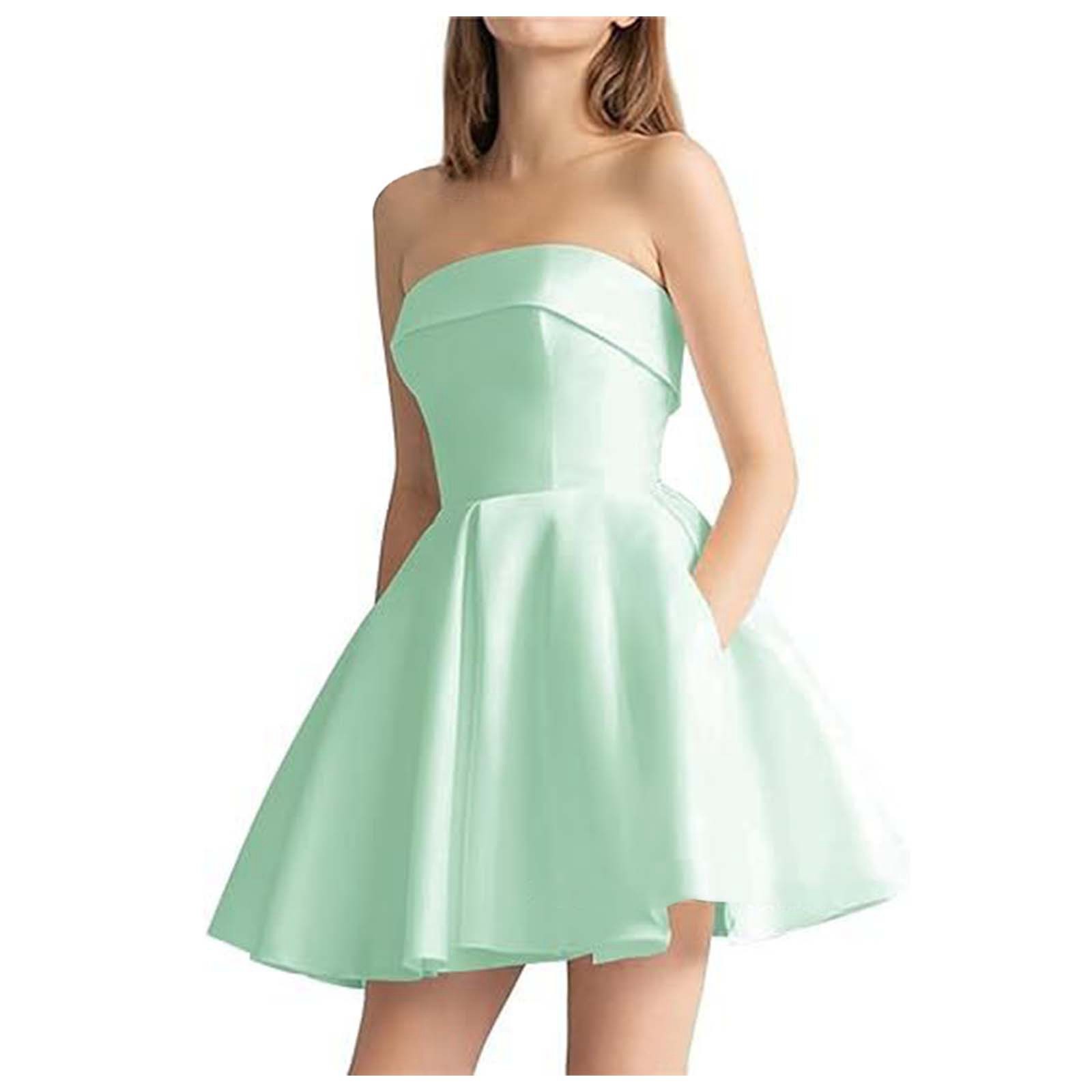 A Line Sleeveless Prom Dress Evening Party Gowns main image 1