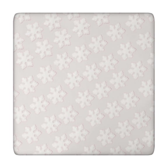 Elegant Stretch Square Christmas Tablecloth 34x34 Inch, Wrinkle-Resistant Washable Spandex with Elastic Edges for a Perfect Fit on Party Tables