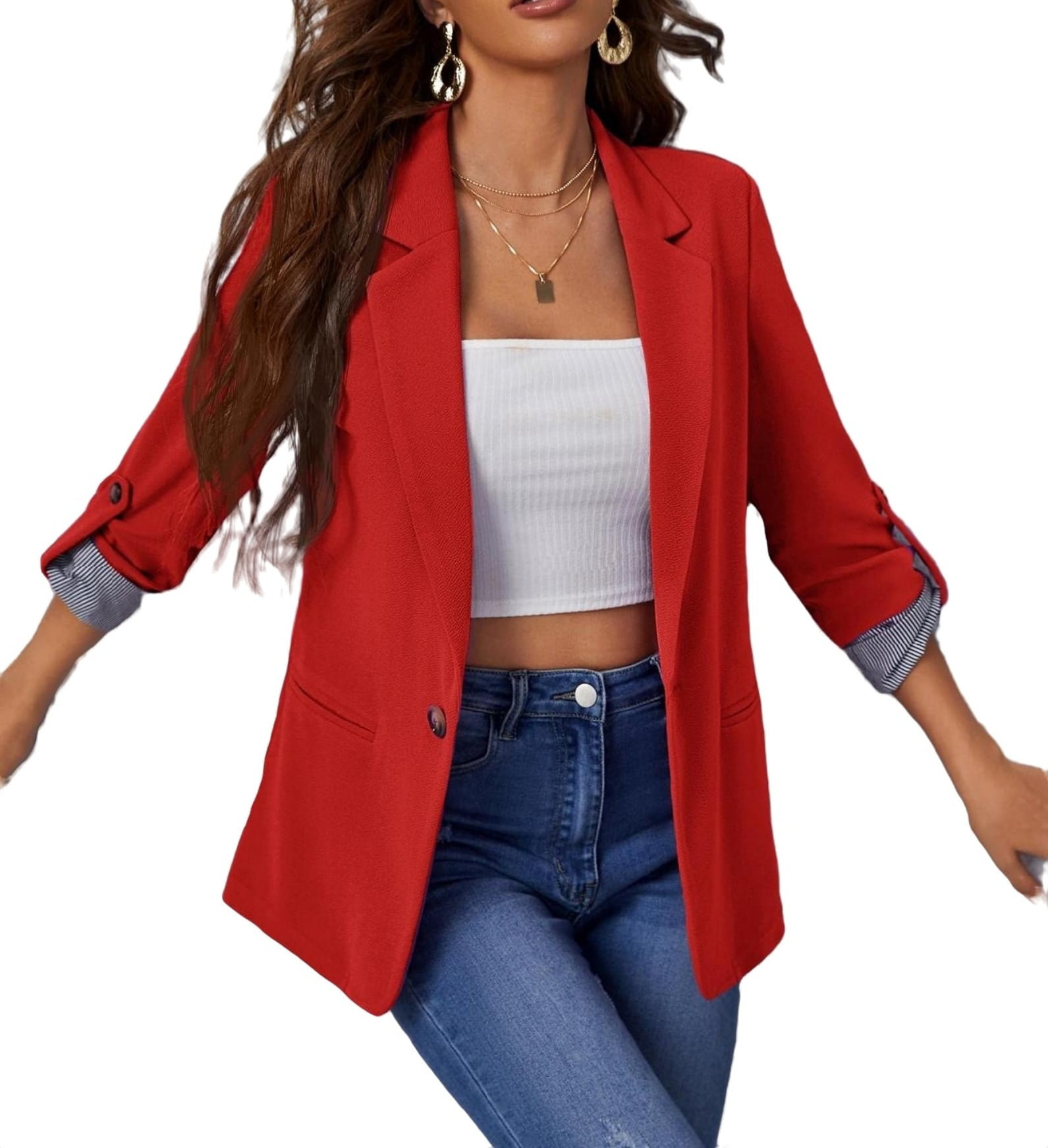 womens red nike blazers