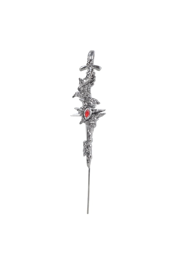 Elegant Sturdy Alloy Crow Ear Clip With Comfortable Fit Jewelry Accessory for Individualistic Youthful Fashionable Women