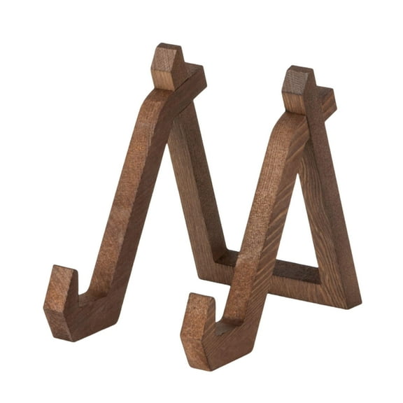 Elegant Sturdy Wood Display Stand Plates and Picture Frame Holder for Tabletop Exhibition Home and Office Decoration