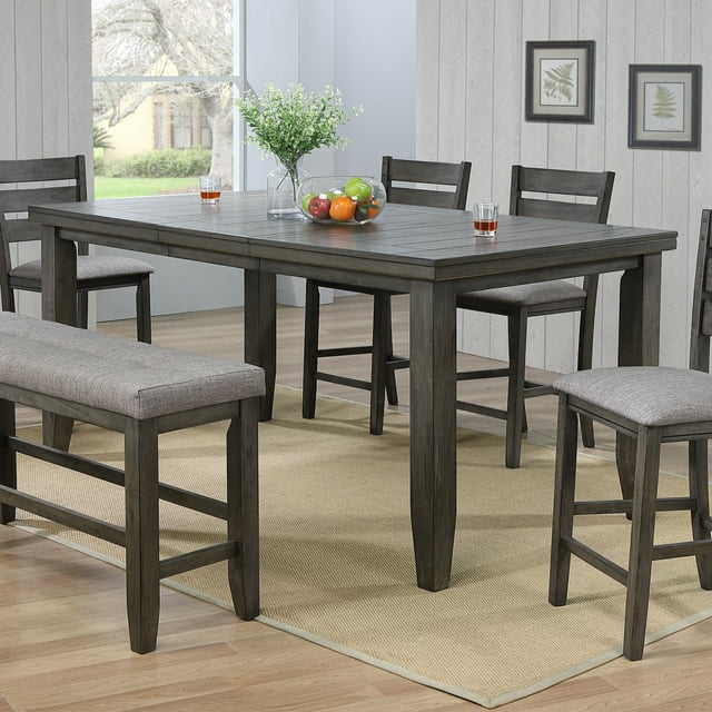 Elegant and Stylish Set of 2 Modern Dark Brown Contemporary Counter