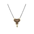 thumbnail image 1 of Elegant Stylish Unique Traditional Ethnic Casual Wear Copper Gold Plated Designer Mangalsutra Tanmaniya For Women (HR 13 MSTR) (Contemporary Copper10), 1 of 3
