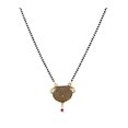 thumbnail image 1 of Elegant Stylish Unique Traditional Ethnic Casual Wear Copper Gold Plated Designer Mangalsutra Tanmaniya For Women (HR 13 MSTR) (Contemporary Copper1), 1 of 3