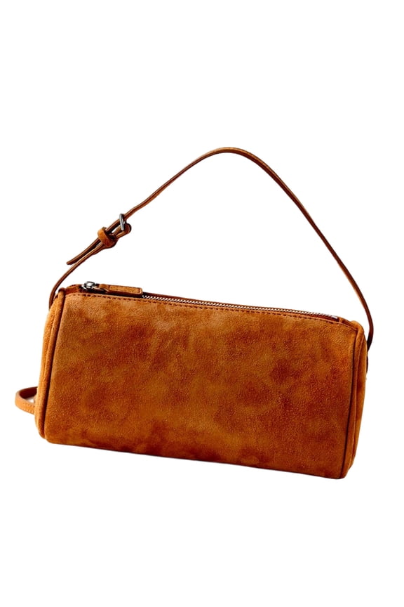 Elegant Suedes Crossbody Bag Comfort Wear Resistant Finish Modern Styles Fall Winter 2025 Shoulder Bag