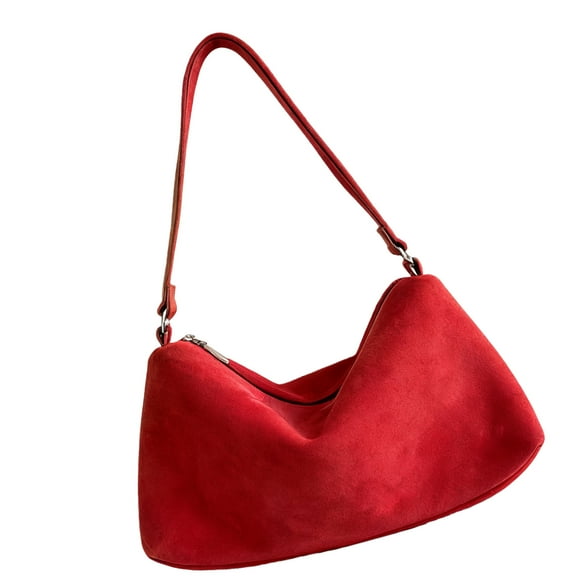 Elegant Suedes Saddles Bag Various Carrying Option Stylish Everyday Bag Fashion Underarm Purse for Various Occasion