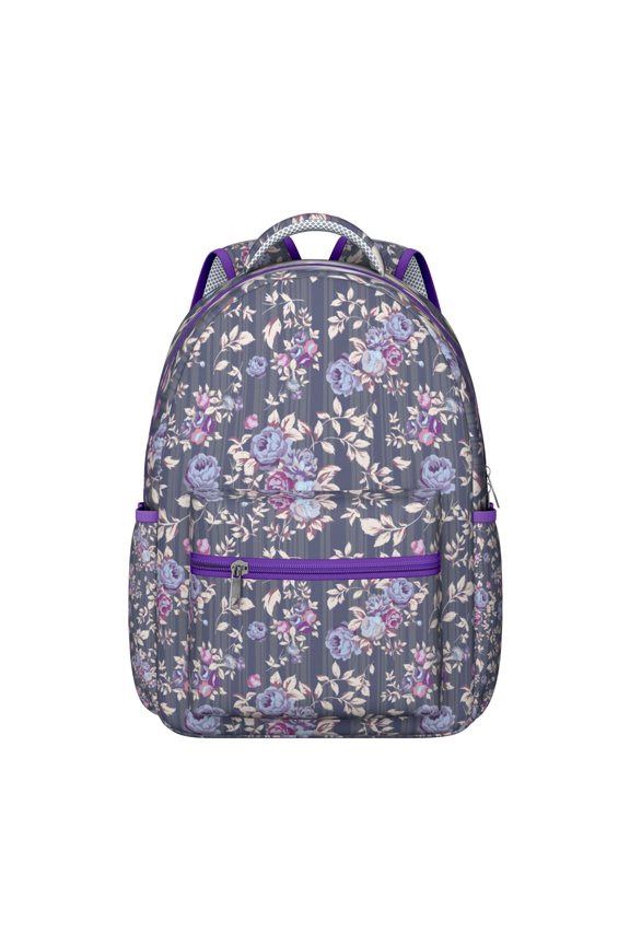 Elegant Sunflower Themed Backpack for Women - Durable Water-Resistant School Bag with Padded Straps & Organized Compartments for Books & Supplies