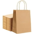thumbnail image 1 of Elegant Supply Kraft Paper Bags with Twisted Handles-13x7x17 inches, Bulk Multiuse Solid Print Bags, Perfect for Any Occasion, 25 Pack, 1 of 3