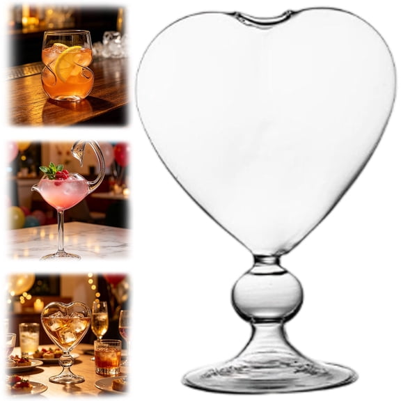 Elegant Swan-Shaped Borosilicate Glass Cup - Artistic Drinking Glass for Cocktails Wine or Water, Heat-Resistant Novelty Barware with Smooth Lip for Home Bar Housewarming Gift, By Harlik