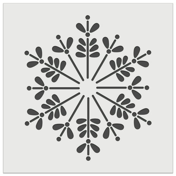 Elegant Sweet Snowflake Winter Christmas Holiday DIY Cookie Wall Craft Stencil - 3.5 Inch