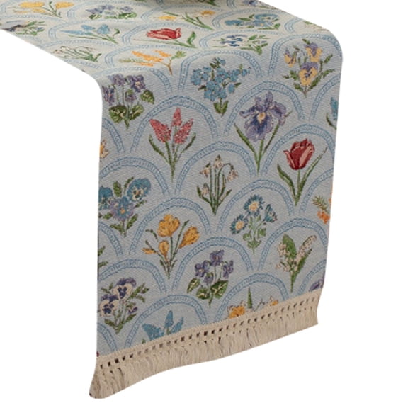Elegant Tablecloth For Sideboard Or Coffee Table Fade Fabric Home Styling