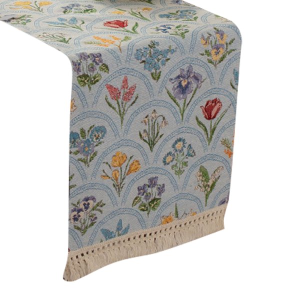 Elegant Tablecloth For Sideboard Or Coffee Table Fade Resistant Fabric Home Styling