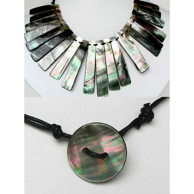 Lustrous Mother of Pearl and Lilac Agate Necklace – StyleAura®