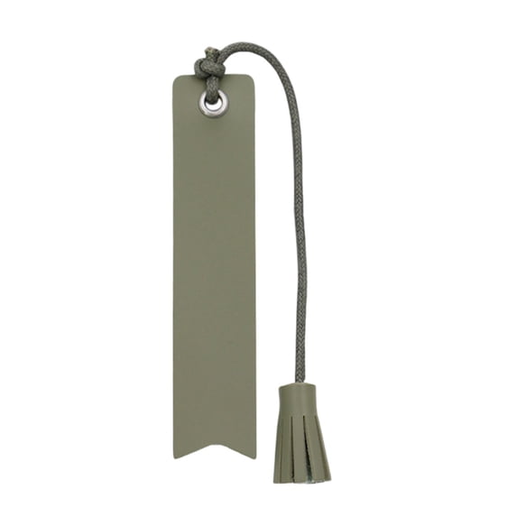 Elegant Tassel Book Page Marker, Double Sided Leather Style Bookmark ...