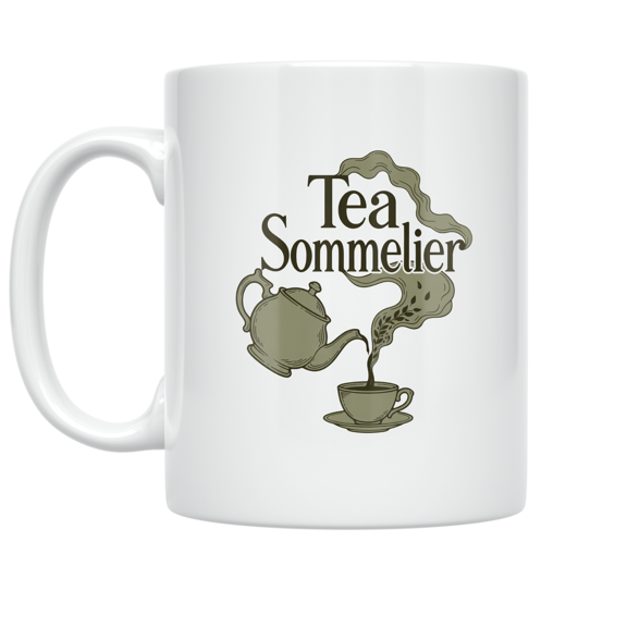 Elegant Tea Sommelier Design - Tea Lover - 11 oz Ceramic Coffee Mug
