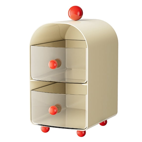 Elegant Teas Bag Storage Box with Drawer Large Capacity 2 Layer Coffee Creamer Organiser for Desk Or Countertop Use