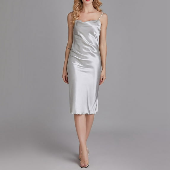 Elegant Thin Strap Silk Nightgown Sleepwear For Women Suitable For Summer And Outside Wear Print Short Night Shirts Women Sleepwear Sleeping Dress Oversized Sleep Shirts Women Sleep Tee Night Gowns