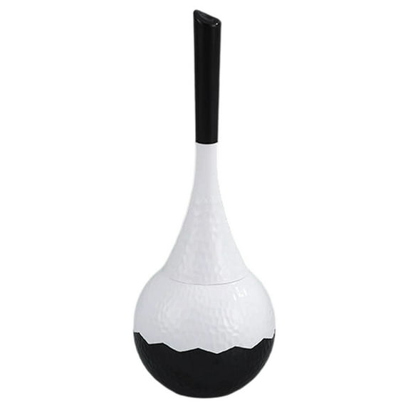 Elegant Toilet Brush Set, VGFVFSKGA Stylish Toilet Plunger, 15 inch Modern Toilet Cleaner with Anti-Splash Base for Home Hotel Bathroom Accessories
