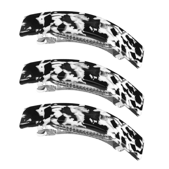 Elegant Tortoise Shell Automatic Hair Clip for Medium and Thick Hair