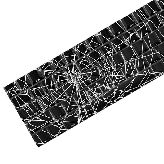 Elegant Translucents Side Print Backlit Keycap 64/74Pcs Spiders Web Comfort Original Height for Mechanical Keyboards