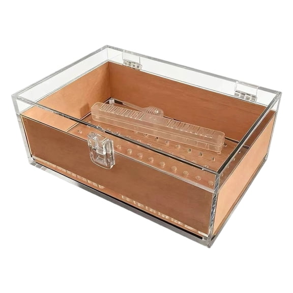 Elegant Transparent Acrylic Puritano Box Capacity 40 Puritano Humidifier Included Case