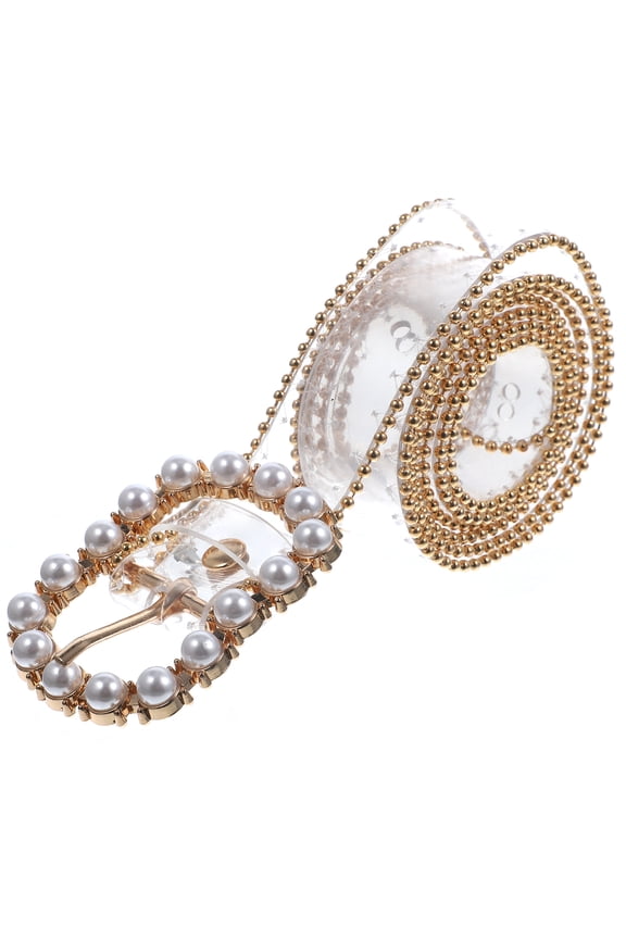 Elegant Transparent Waist Chain Plastic Waist Belt Decorative Waistband Simple Dress Belt