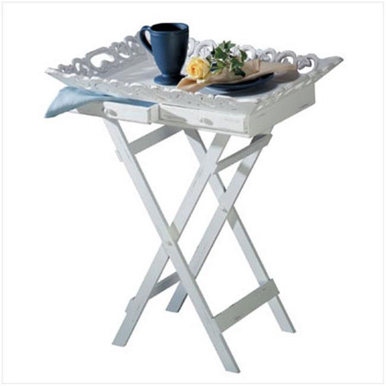 Elegant Lightweight Functional Tray Stand 22"x15.5"x27"