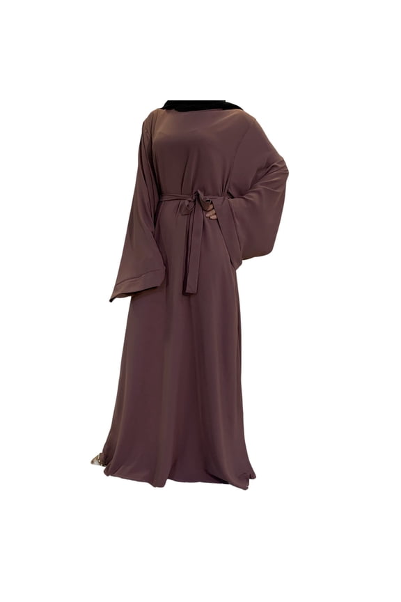 Elegant Turkish Dubai Women's Dress with Intricate Beading and Heavy Fabric for