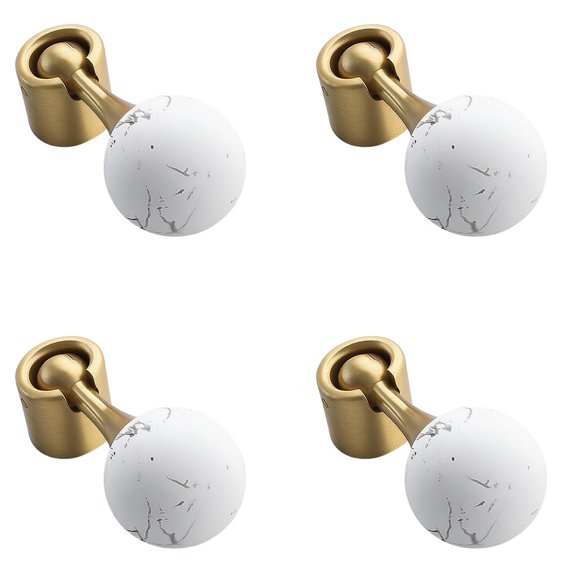 Elegant Turquoise & Brass for T-Bar Knobs: Luxury Cabinet Hardware Upgrade