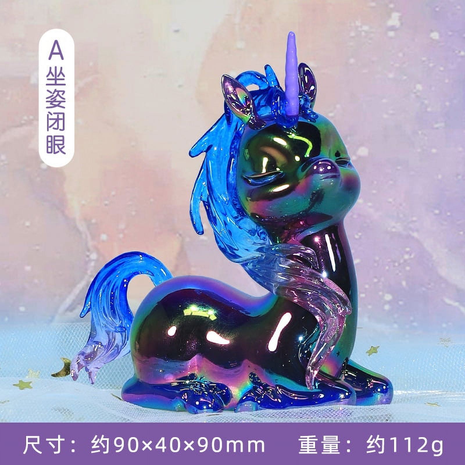 Elegant Unicorn Resin Unicorn Figurine Resin Craft Adorable Unicorn Car