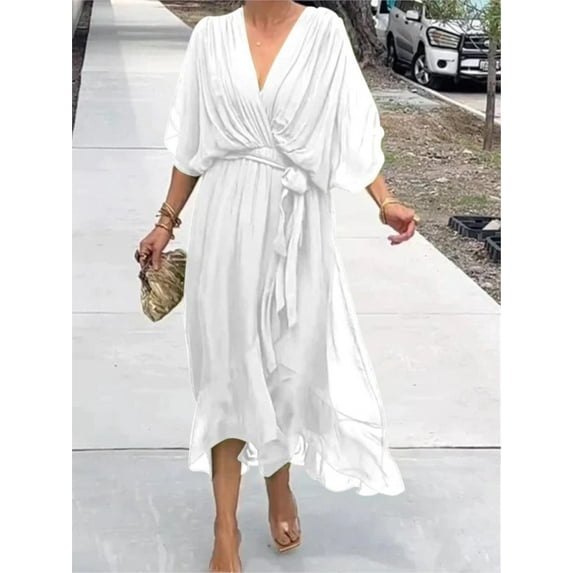 Elegant Urban Chic Dress, French Style, Trendy, Versatile, Fashionable Look