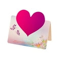 thumbnail image 1 of Elegant Valentine's Day Engraved Paper Greeting Card for Birthday Holiday Retro Message and Warm Wishes Valentine's Day Decorations, 1 of 3