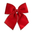thumbnail image 1 of Elegant Velvet Christmas Bow with Flocking Finish, Versatile Holiday Décor for Christmas Tree, Wedding Arch, Party, and Gift Box Enhancement, 1 of 5