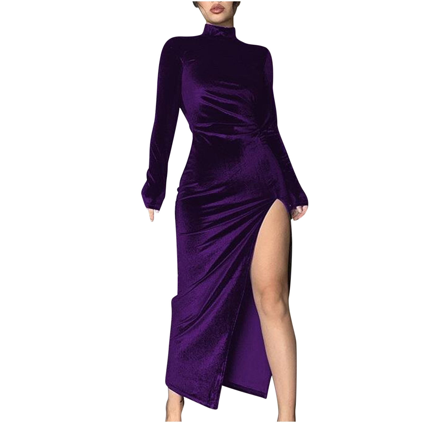 Purple Floral Wrap Dress - Velvet by Graham & Spencer