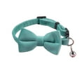 thumbnail image 1 of Elegant Velvet Suede Bow Tie Collar for Stylish Neck Accessory with Secure Buckle Design for Small Dogs and Cats, 1 of 8