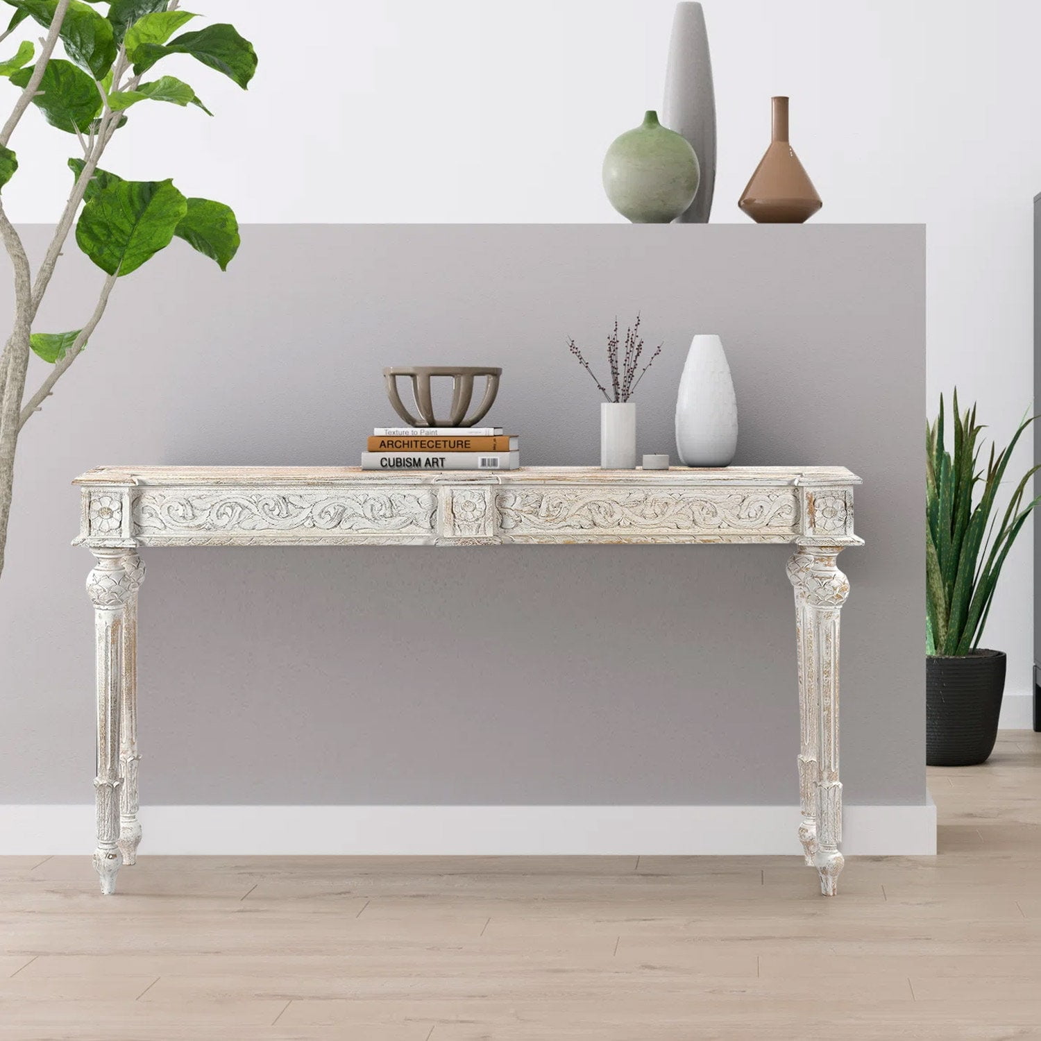 Elegant Victorian Style Hand Carved 12