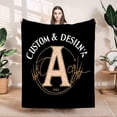 thumbnail image 1 of Elegant Vintage Flannel Blanket - Soft & Cozy for Sofa Travel Bed Chair - Durable Warm Design with Stylish Patterns, 1 of 7