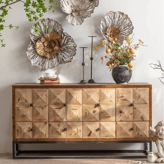 Elegant Vintage Solid Wood Stand