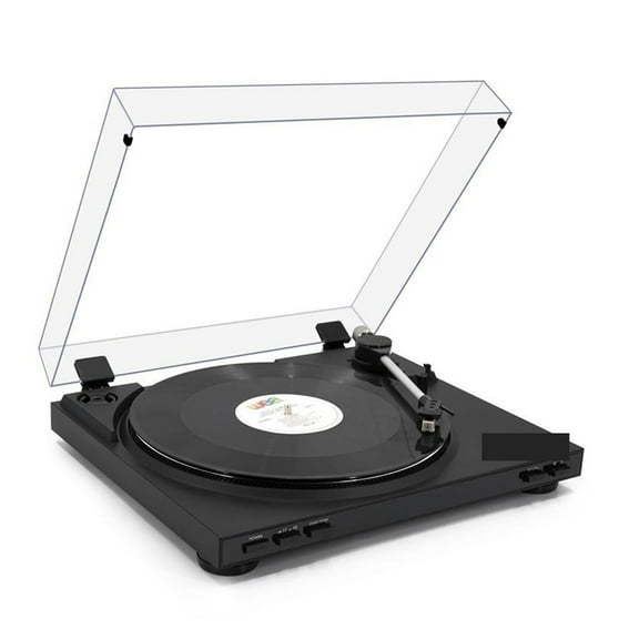 Elegant Vinyl Record Player Home Professional Mobile Magnetic HIFI Turntable Audiophile LP Vinyl 33/45 Rpm AT3600 Record Player ,Higher Definition Picture