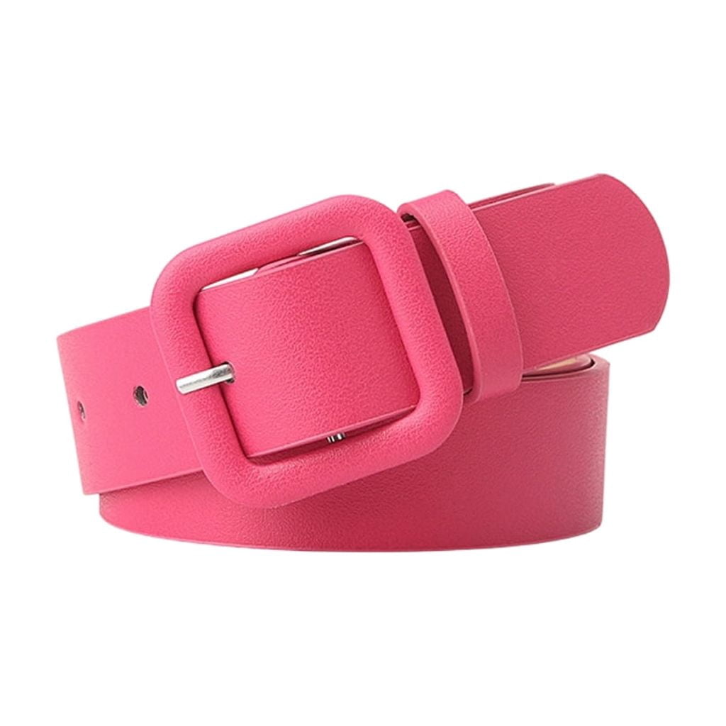 Elegant Waist Belt For Women Teens Girl Trendy Candy Color Square ...